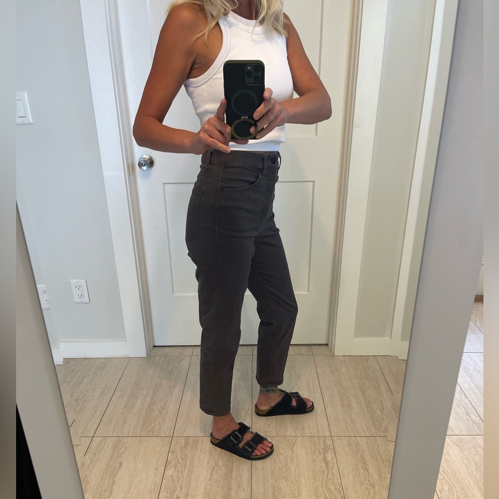 Express Super High Rise Slim Pants - Picture 4 of 15